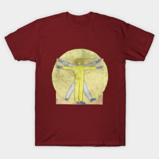 Vitruvian man during pandemia T-Shirt